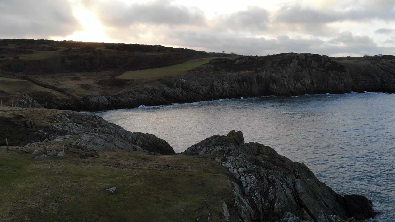 Close up of the Llaneilian coast, Anglesey, North Wales