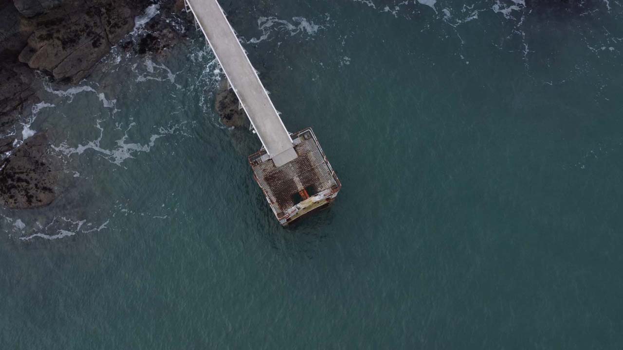 Porth Eilian and the Point Lynas Jetty, Anglesey, North Wales